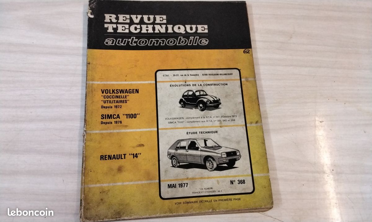 Revue technique RENAULT (image 2)