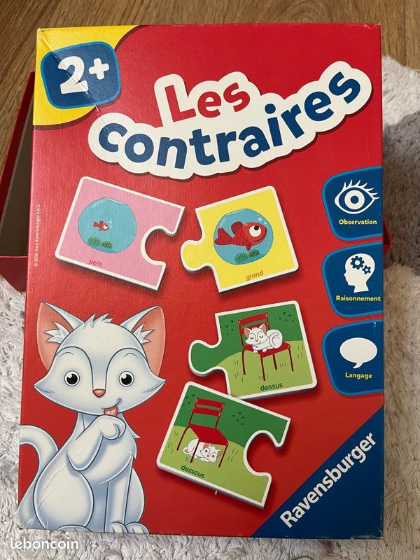 Jeu Ravensburger Les contraires 2+ (image 1)