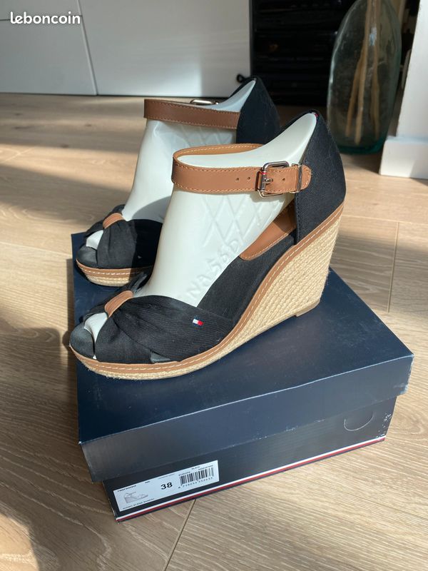 Talon Compensé Chaussures CompensÃ©es Tommy Hilfiger Chaussure