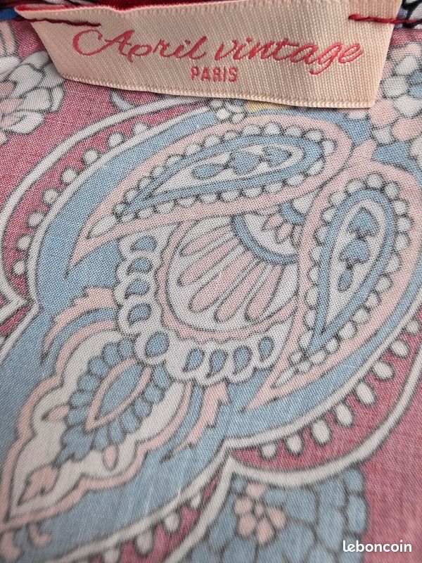 Robe bohème 🍒April vintage paris🍒taille jusqu'au 40/42 (image 4)
