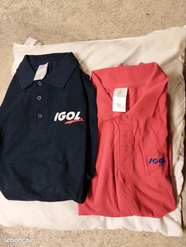 Vends Polo bleue manche longues et t-shirt noir manches courtes igol (image 7)