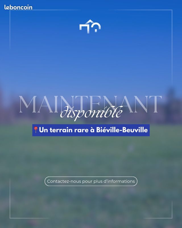 Terrain 841 m² · à Biéville-Beuville · 841 m² · 259 500 €
