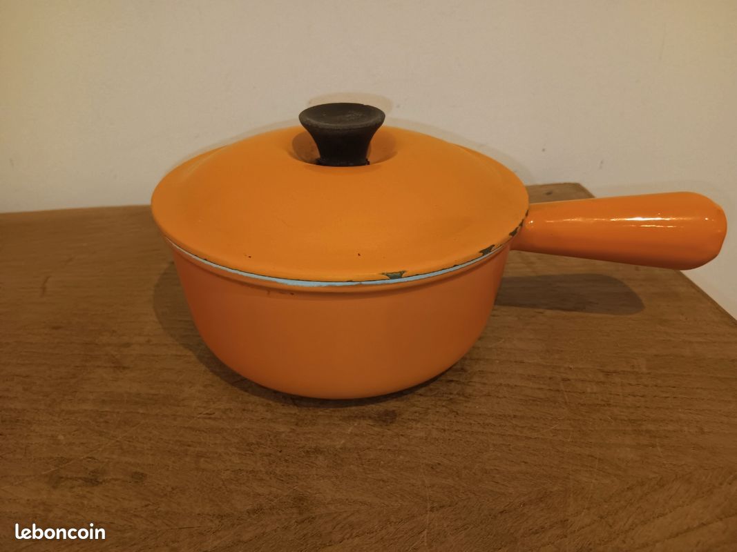 Casserole le creuset fonte émaillée orange diamètre 16 cm (image 11)