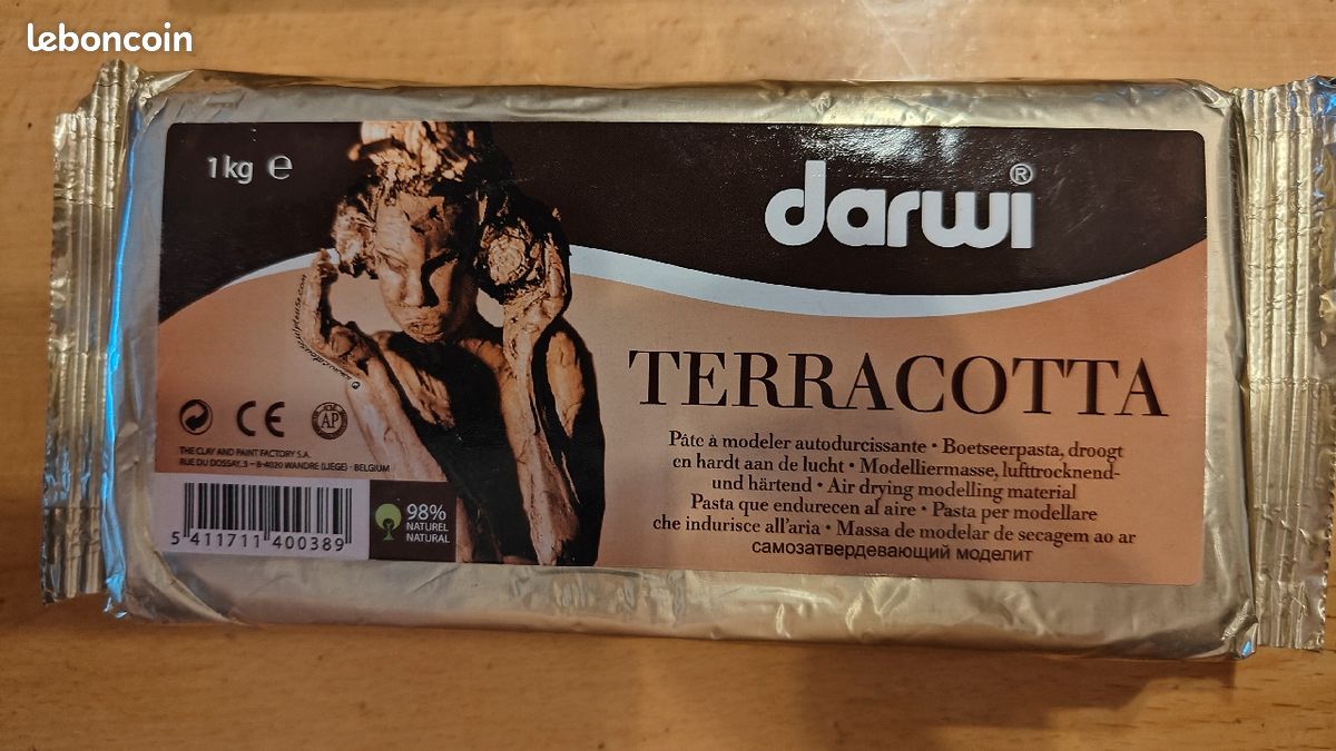 Pâte à modeler DARWI terracotta autodurcissante (image 1)