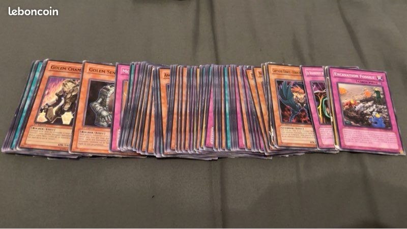 Lot Yu-Gi-Oh vintage - ~125 cartes - 1ère Édition - Dinosaures / GX (image 1)