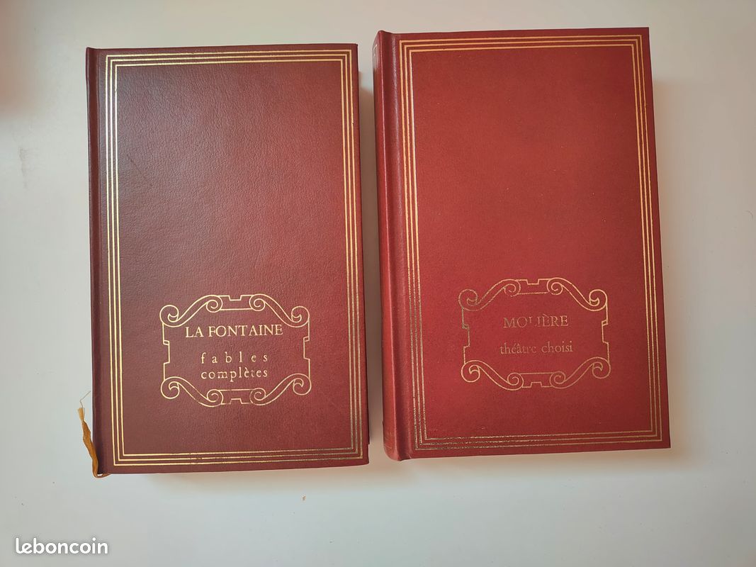 2 beaux livres La Fontaine fables complètes / Molière thèätre choisi (image 1)