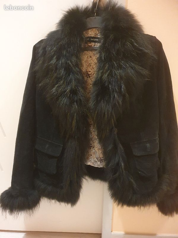 Manteau croute cuir de porc (image 1)