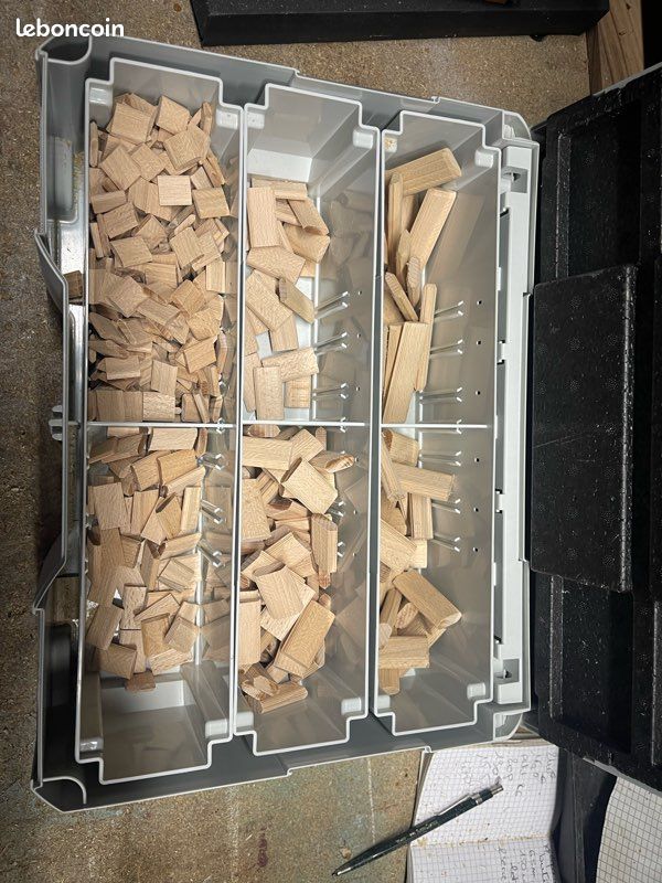 Assortiment de DOMINO festool en hêtre DS 4/5/6/8/10 1060 BU (image 1)