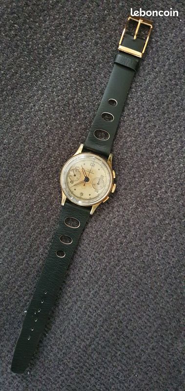 Montre chronographe suisse année 1940 (image 1)