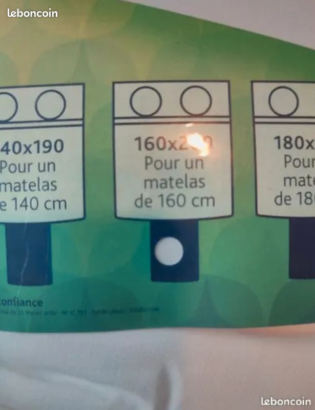 Dodo surconfort de matelas luxe anti acariens 140x190cm (image 3)
