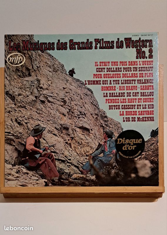 Disque vinyle 33tours Les Musiques des Grands Films de Western (image 1)