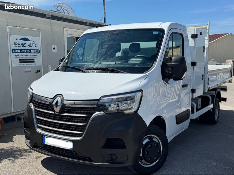 29.158 ht renault master benne + coffre rj3500 2.3 dci 165ch 27.000 kms clim attelage (image 1)