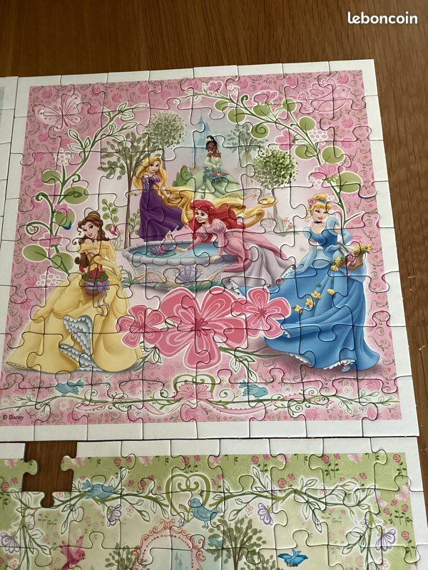4 puzzles Disney princesses (image 4)