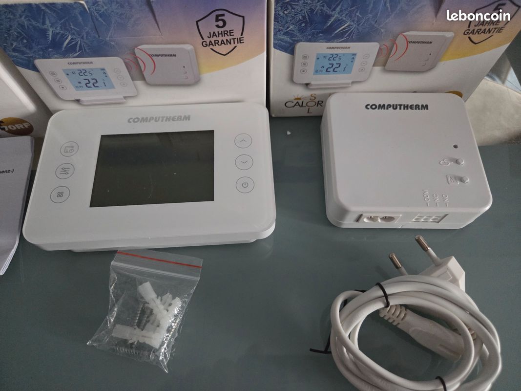 COMPUTHERM T70-RF Thermostat numérique sans fil Blanc NEUF (image 9)