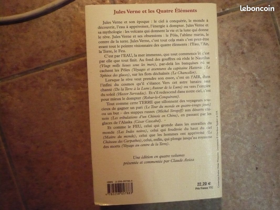 Les romans de l'eau Tome 1 L'eau Jules Verne (image 2)