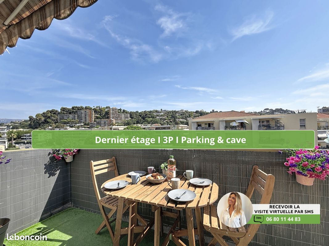Appartement 3 pièces 64 m² · à Cagnes-sur-Mer · 64 m² · 279 900 €