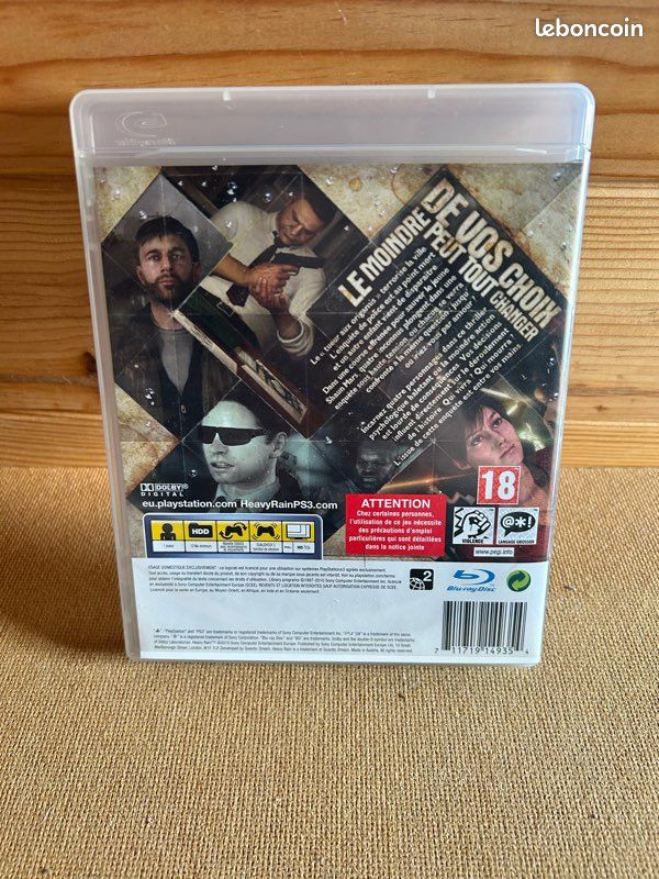 Lot Beyond Two Souls Edition Spéciale - Heavy Rain - PS3 (image 3)