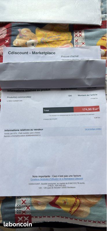 Lit bébé , 3 niveaux , côté coulissant (image 8)