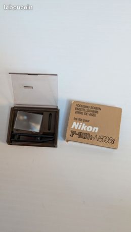 VERRE DE VISÉE B pour Nikon F-801 (N8008), neuf (new) EUR 29,00 - FR