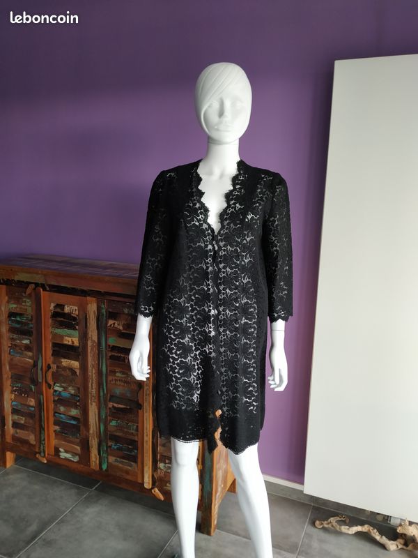Cardigan long femme vintage (image 2)