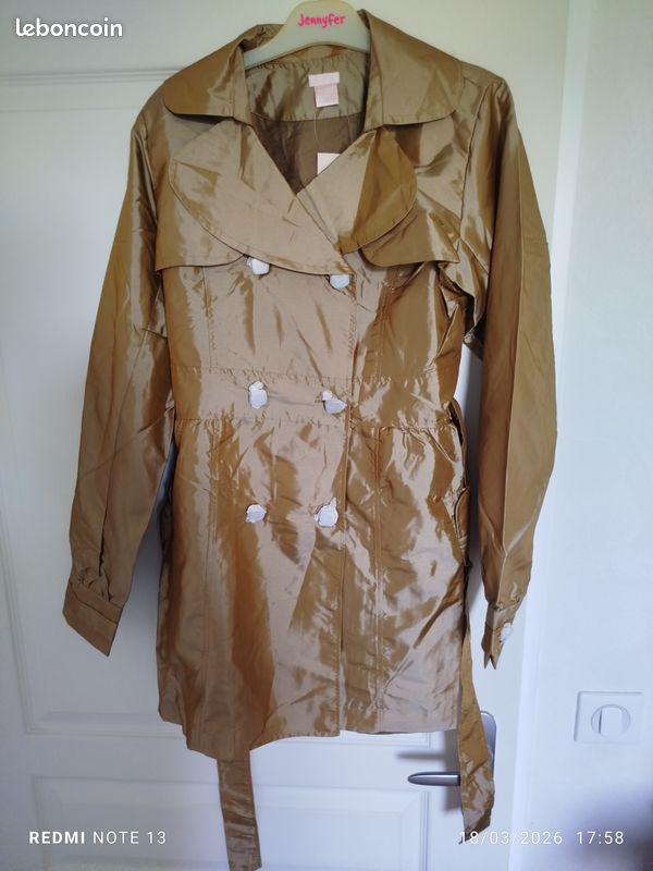 Manteau simili cuir (image 1)
