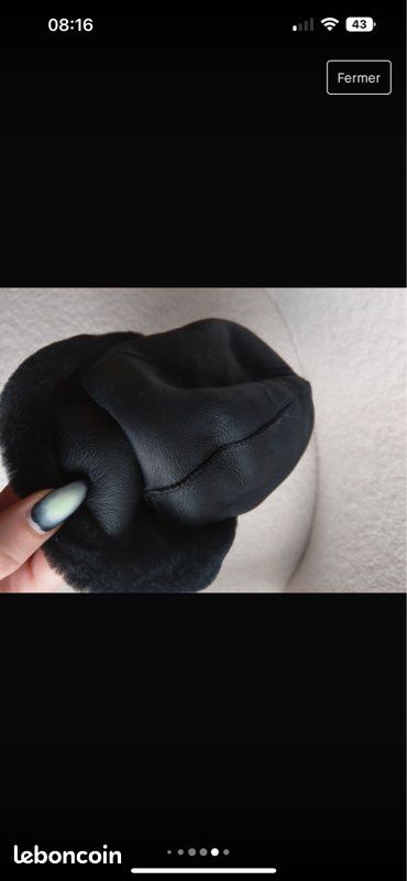Bonnet simili cuir (image 5)