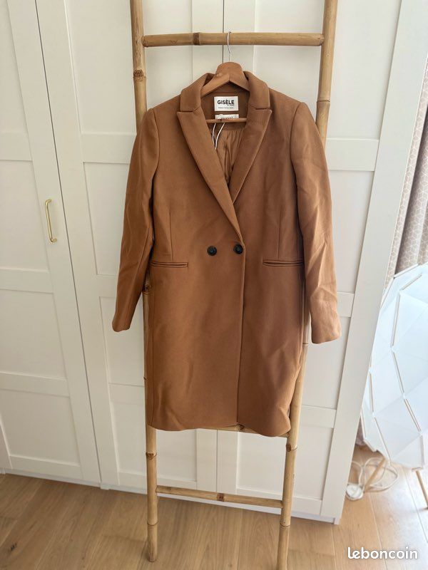 Manteau Gisele Promod Noir Camel Coat Manteau Gisele Promod