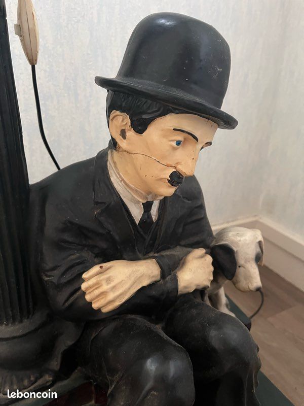 Lampe vintage de Charlie Chaplin 1980 | Selency