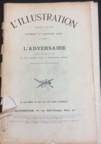 Alfred Capus : 7 pièces & 1 roman publié par L’ llustration (1904/10) : L’ Adversaire/Monsieur Piégois/Les deux hommes/ Un ange/ Les deux écoles/ L’ institut de beauté/Robinson + Qui perd gagne, pièce (image 3)