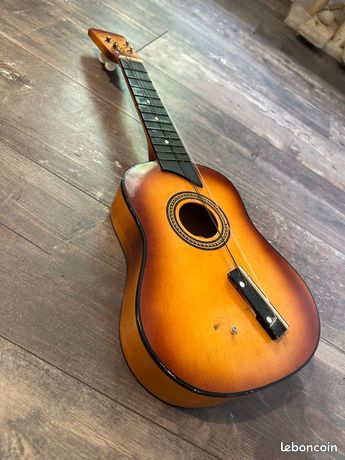Ukulélé Guitare Pour Enfants Tsffae – 4 Cordes Réglables, Mini Instrument Avec Médiators, Cadeau Musical Dès 3 Ans