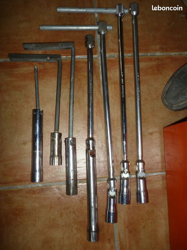 Série de 13 clés mixte FACOM (œil/plate) de 8 à 30 dont certaines NEUVES NO SAM (image 7)