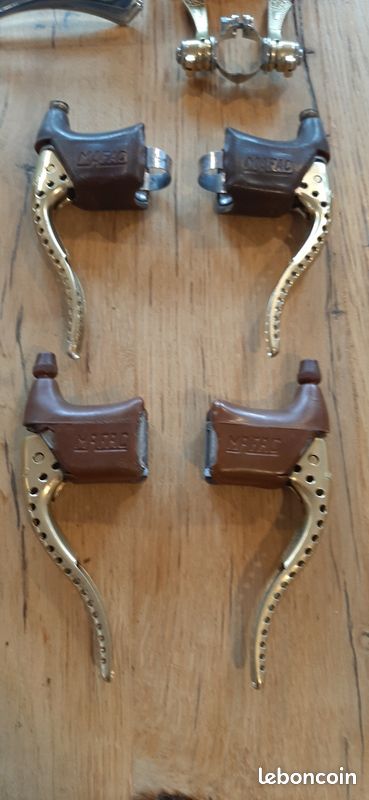 Lot Vintage MAFAC SIMPLEX GOLD - Dérailleurs, Leviers, Freins - Vélo De Route France