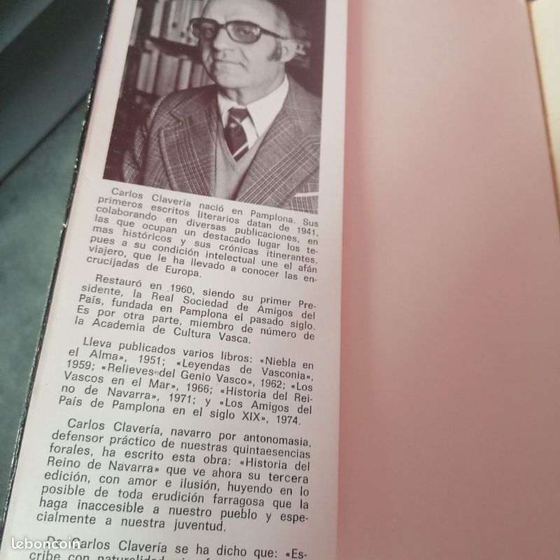 Historia del reino de Navarra, Carlos Claveria (image 2)
