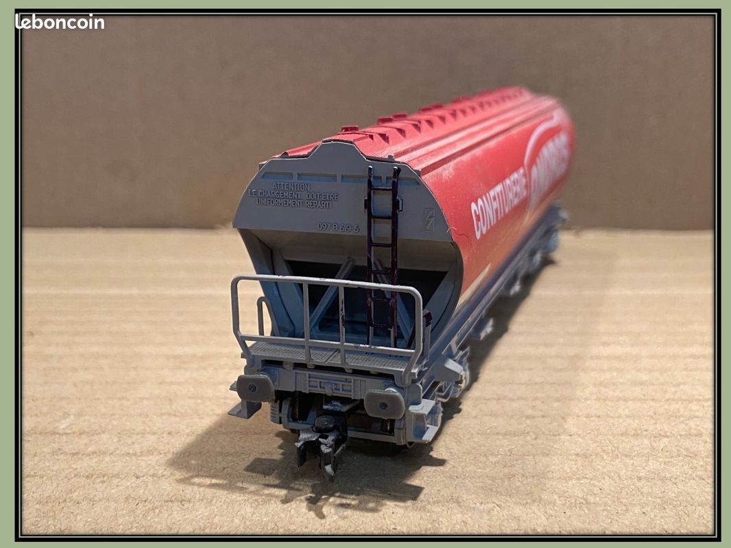 JOUEF LS MODELS wagon céréalier CITA gris SNCB 662900 NEUF et RARE (n°1
