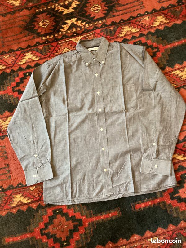 Chemise homme très bon état marque Class Affaire couleur gris clair, taille XL (image 1)
