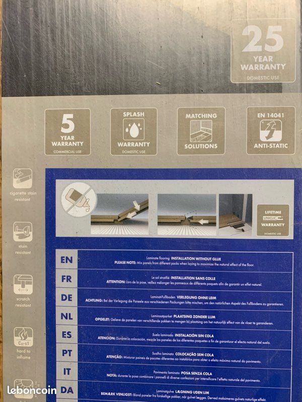 Parquet stratifié Quick step perspective 4V (image 2)