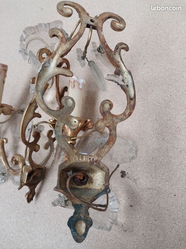 WO AND WÉ COLLECTION: Paire d'appliques murales pivotantes