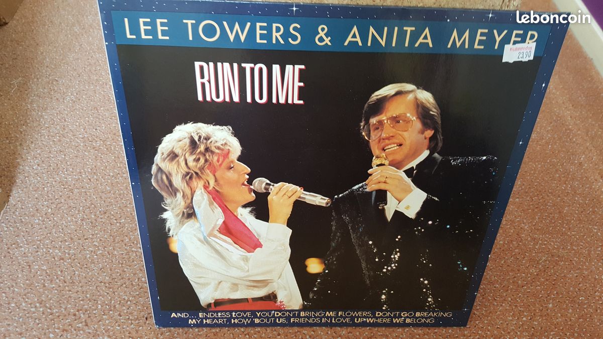 Lee towers & anita meyer - run to me (1985) (lp) (image 1)