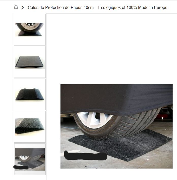 Cales de protection de pneus - Équipement auto