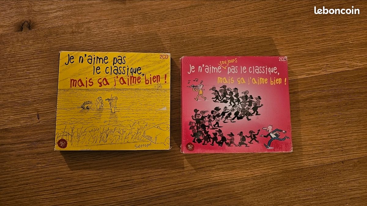 Lot de 2 CD "J'aime pas la musique classique, mais ça j'aime bien" (image 1)