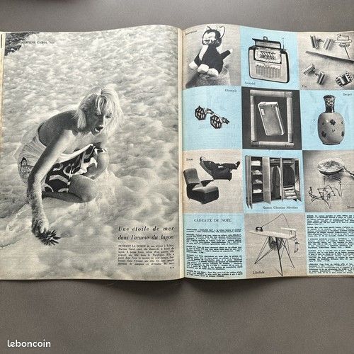 Jours DE France N° 160 1957- Martine CAROL- Michele Morgan & Henri VIDAL- Salaza (image 4)