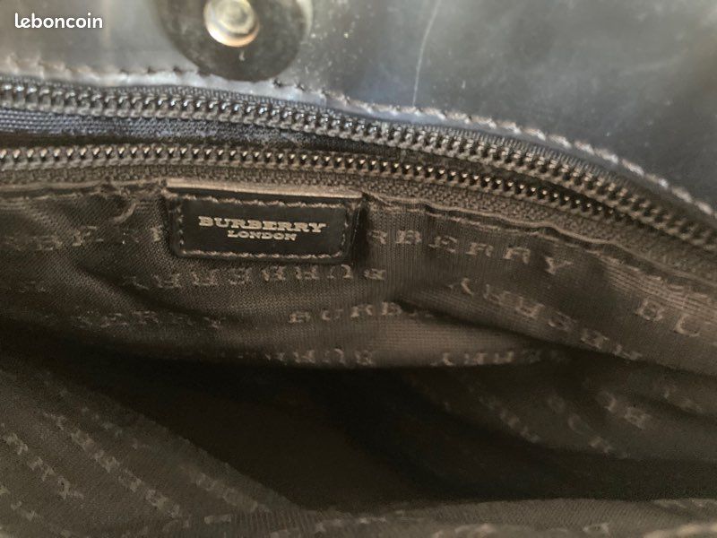 Sac toile enduite tartan Burberry (image 5)