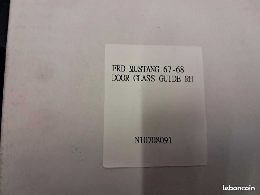 Leve vitre mustang 67-68 avant droit neuf (image 3)