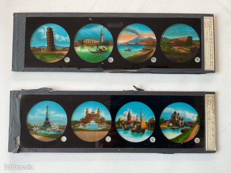 LES BAUX DE PROVENCE (13) - Plaque XIXe pour Lanterne Magique 10 x 8,5