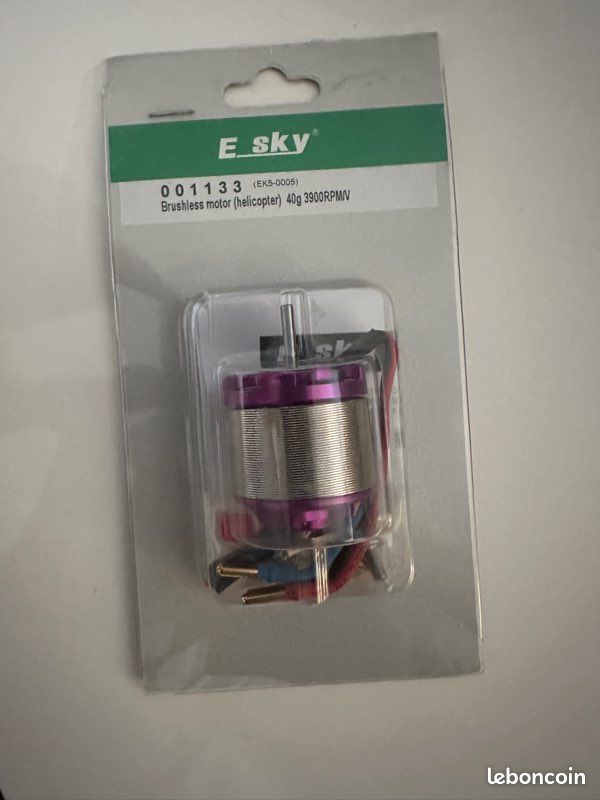 MOTEUR ÉLECTRIQUE HÉLICOPTÈRE 40g BRUSHLESS MOTOR 3900 KV (image 1)