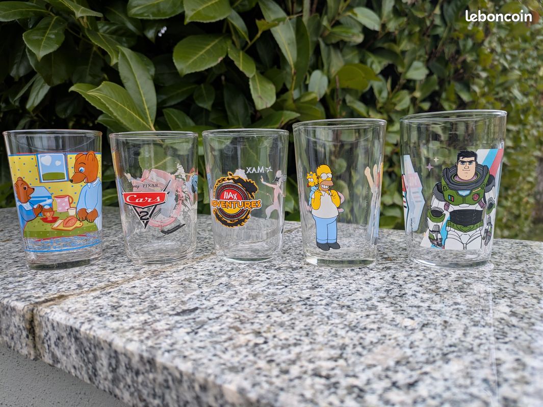 Lot de 12 verres Amora vintage - Ressourcerie Histoires Sans Fin