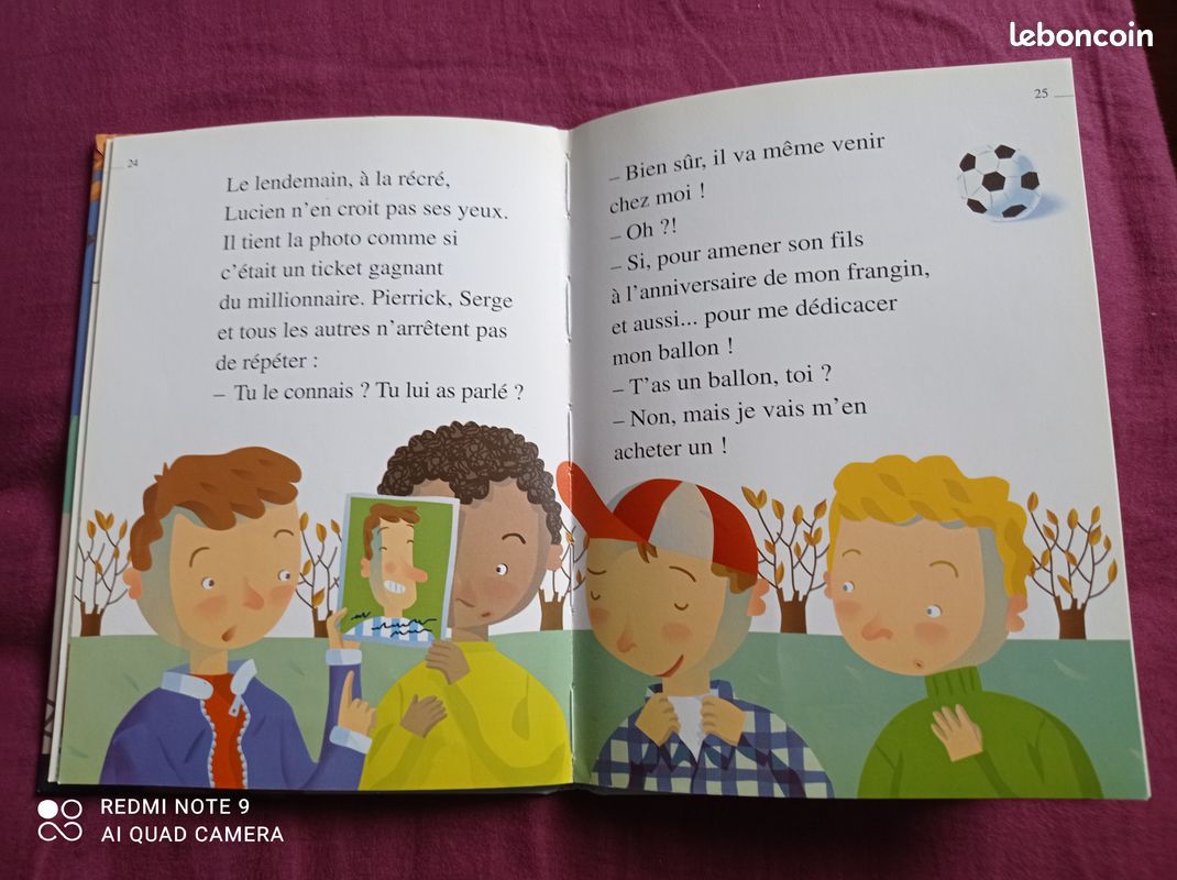 Livre enfant jeunes lecteurs, Tous les jours c'est foot, Éditions Nathan (image 4)