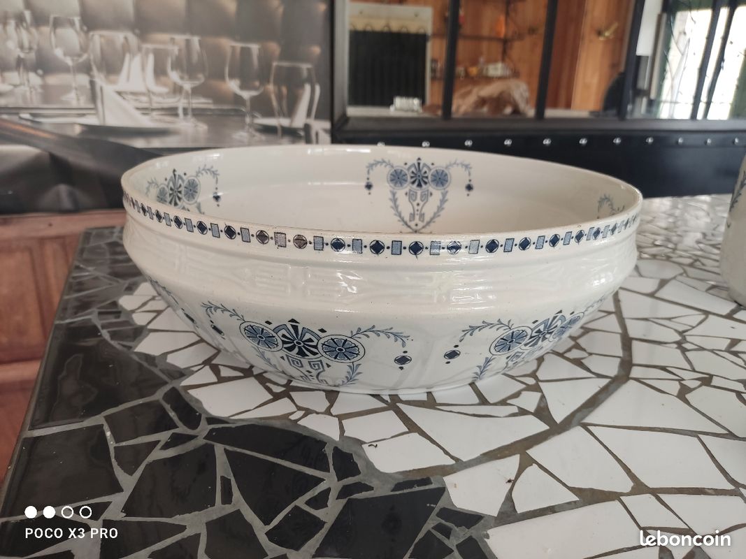 Set de bain en faïence de Gien (image 6)