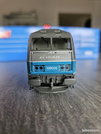 Locomotive Jouef HO HJ2014 – BB 126005 SNCF – Époque IV – Digitale ESU – Neuve
