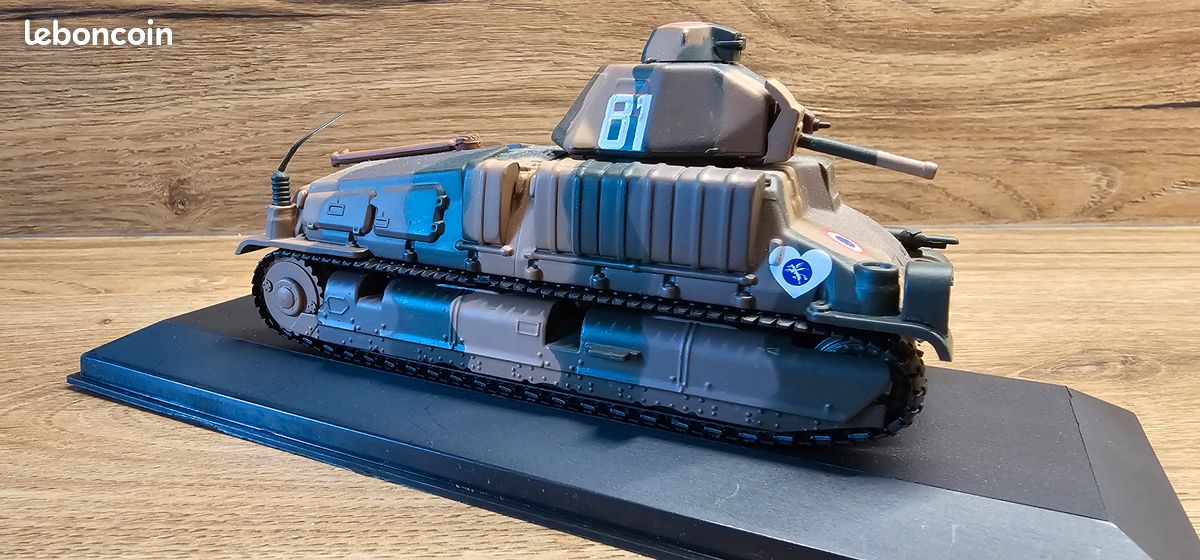Char De Combat Somua S-35 1940 – Miniature 1/43, édition Eaglemoss, Neuf En Boîte